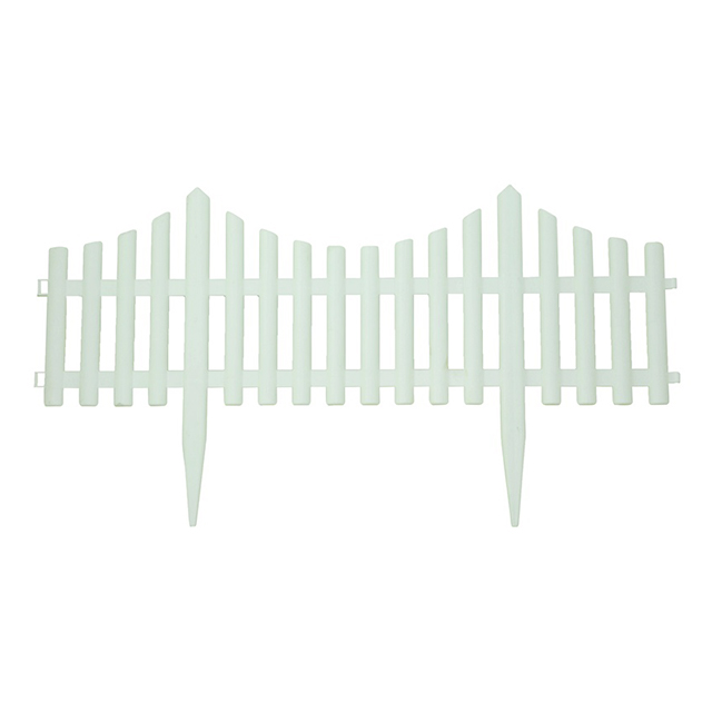 Flexible White Picket Fence