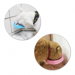 Universal Sticker Equipped Pet Food Bowl