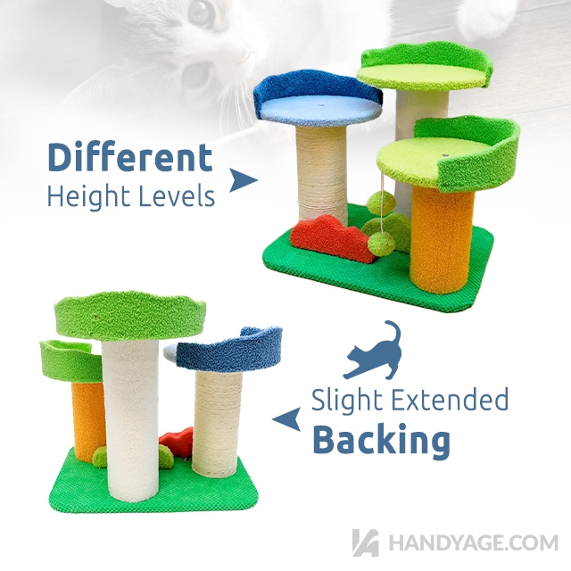 Cat Climbing Stand with Padded Perch